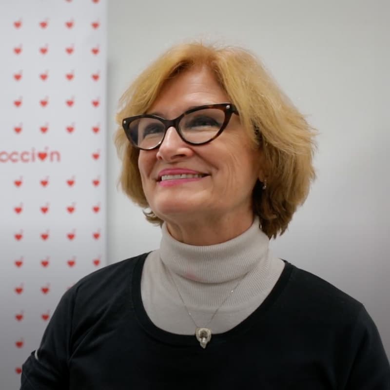 Ana Mínguez, voluntaria de Mamás en Acción