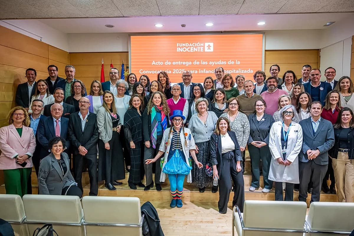 Ayudas de la Fundación Inocente para acompañar a la infancia hospitalizada